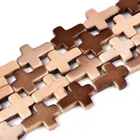 Spray Painted Synthetic Turquoise Beads Strands