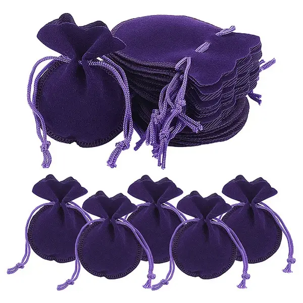 Calabash Velvet Jewelry Storage Drawstring Pouches