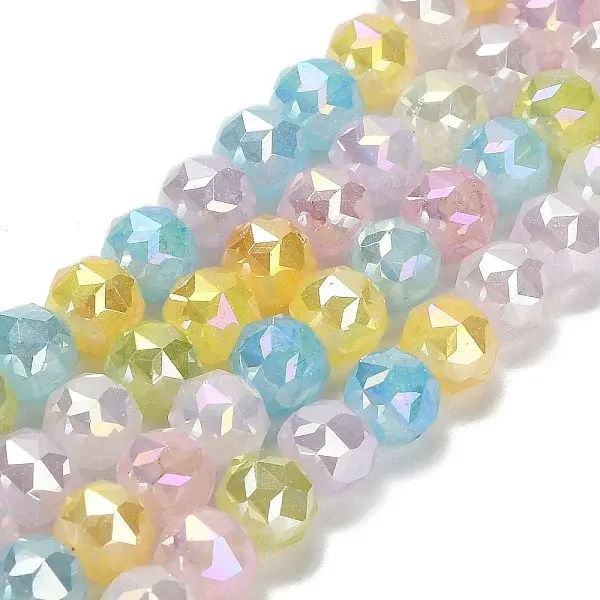 Electroplate Glass Beads Strands