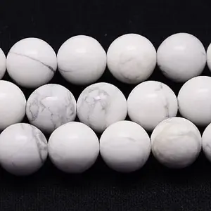 Natural Howlite Beads Strands