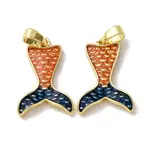 Brass Enamel Pendants