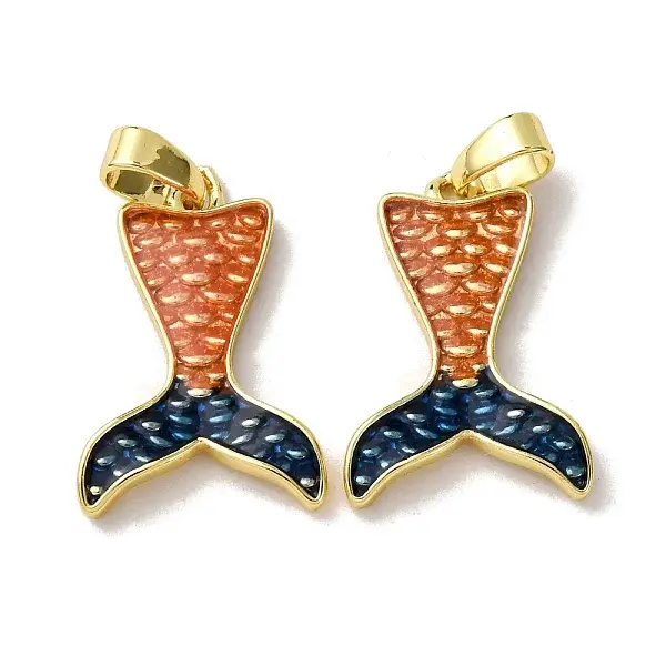 Brass Enamel Pendants