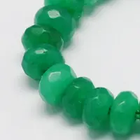 Natural White Jade Bead Strands