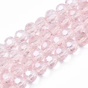 Electroplate Glass Bead Strands