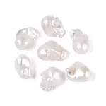 Natural Cultured Freshwater Baroque Style Keshi Pearl Beads