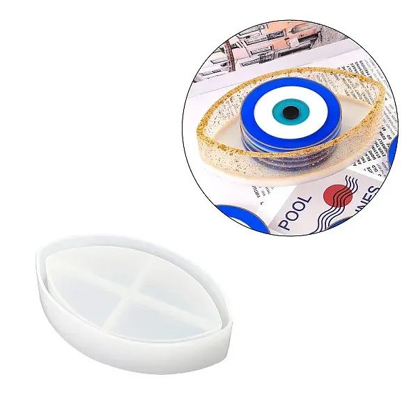 DIY Evil Eye Cup Mat Box Silicone Molds