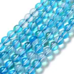 Synthetic Moonstone Beads Strands