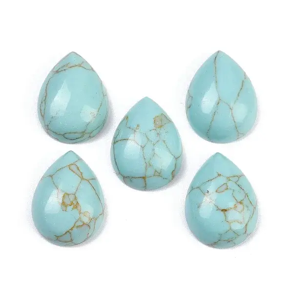 Dyed Synthetic Turquoise Cabochons