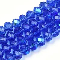 Electroplate Glass Beads Strands