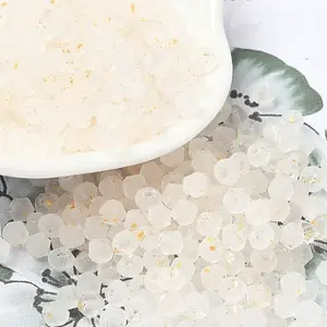 Frosted Glass Beads