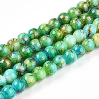 Baking Painted Glass Beads Strands