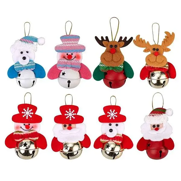 8Pcs Christmas Bells