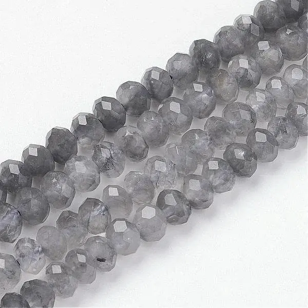 Natural Cloudy Quartz Beads Strands