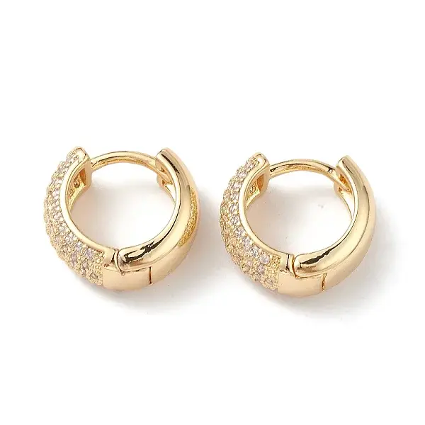 Cubic Zirconia Hoop Earrings