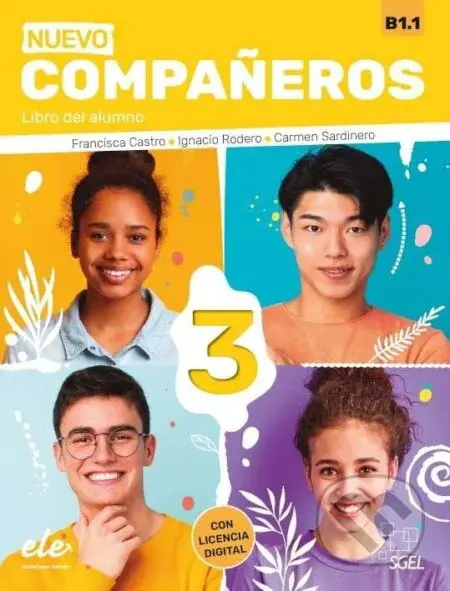 Nuevo Companeros 3 - Libro del alumno (3. edice) - Carmen Sardinero, Francisca Castro, Ignacio Rodero - kniha z kategorie Jazykové učebnice a slovníky