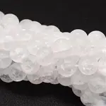 Synthetic Crackle Quartz Bead Strands