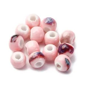 Bright Glazed Porcelain Beads