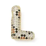 Brass Micro Pave Cubic Zirconia Pendants