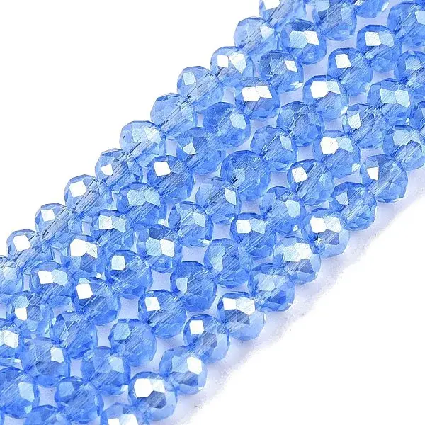 Electroplate Glass Beads Strands