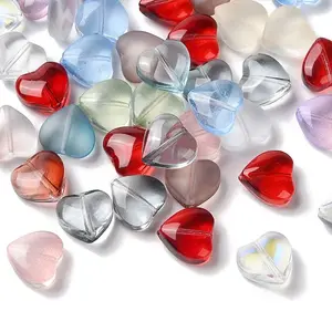 Transparent Smooth and Frosted Glass Beads