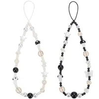 2Pcs 2 Colors Plastic Mobile Straps