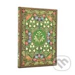 Paperblanks - týždenný diár Poetry in Bloom 2026 (midi, horizontálny, elastické zatváranie)