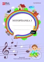 Notopísanka 3 - Basový klíč, psaní a čtení not v basovém klíči - kniha z kategorie Noty
