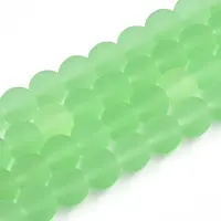 Transparent Glass Beads Strands