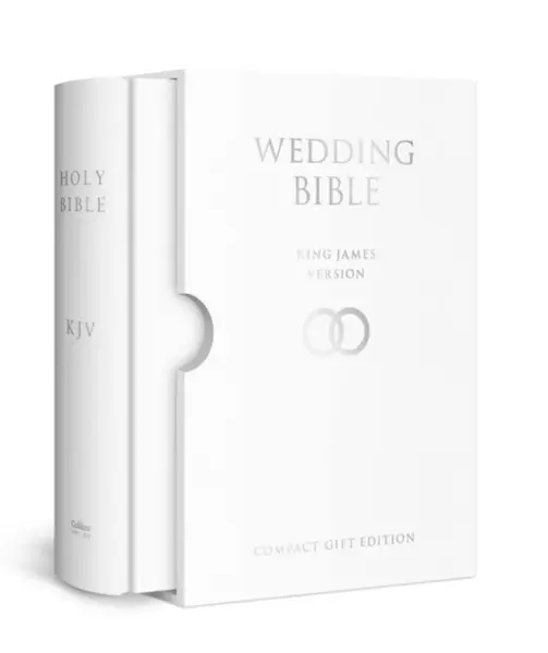 HOLY BIBLE: King James Version (KJV) White Compact Wedding Edition - Collins UK