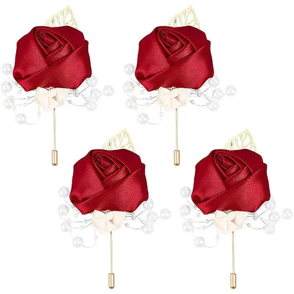 Rose Ribbon Brooch