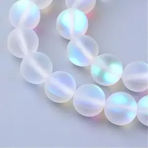 Synthetic Moonstone Beads Strands