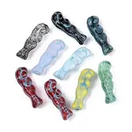 Mermaid Painted Glass Beads