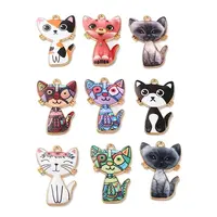 Alloy Enamel Pendants