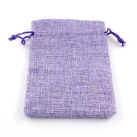 Burlap Packing Pouches Drawstring Bags