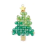 Handmade Glass Seed Beaded Pendants