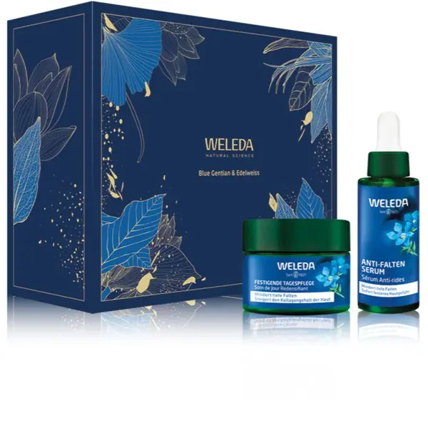 Weleda Blue Gentian & Edelweiss darčeková sada pre spevnenie pleti