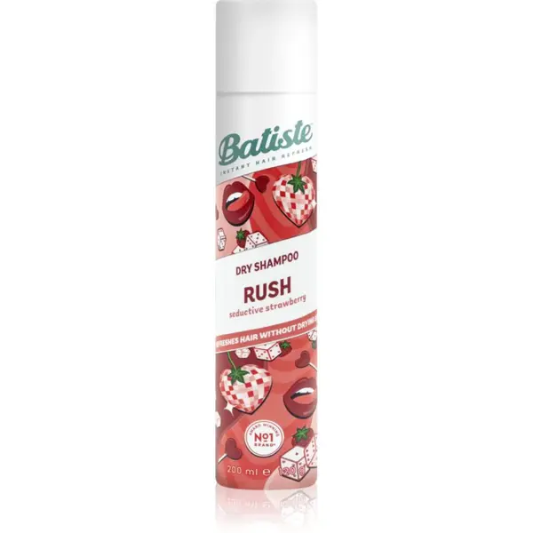 Batiste Rush suchý šampón pre mastné vlasy 200 ml