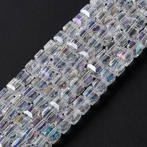 Electroplate Glass Beads Strands