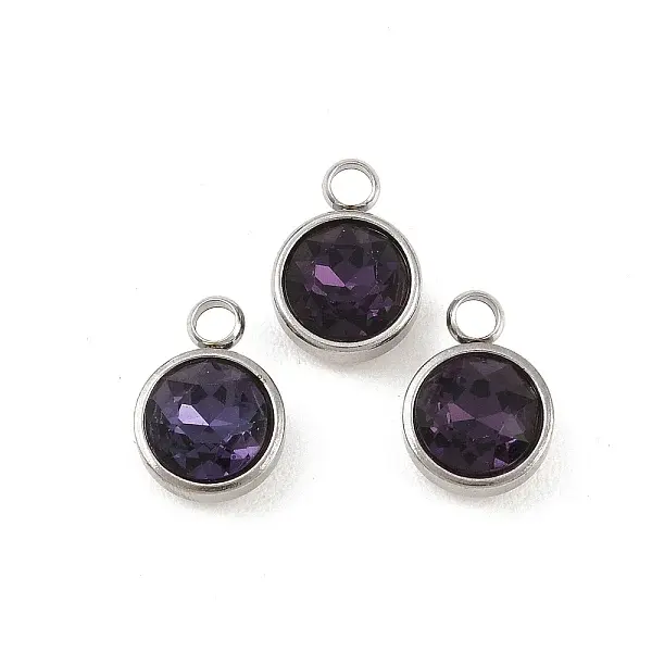 Glass Rhinestone Charms