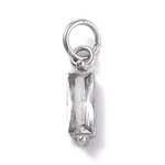 304 Stainless Steel Cubic Zirconia Pendants