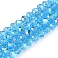 Electroplate Glass Beads Strands