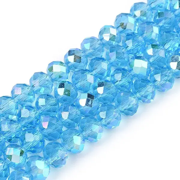 Electroplate Glass Beads Strands