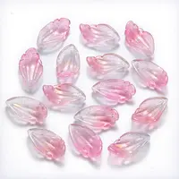 Two Tone Spray Painted Glass Pendants