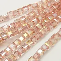 Electroplate Glass Beads Strands