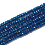 Electroplate Glass Beads Strands