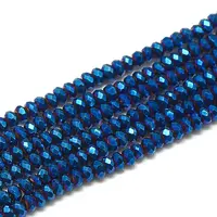 Electroplate Glass Beads Strands