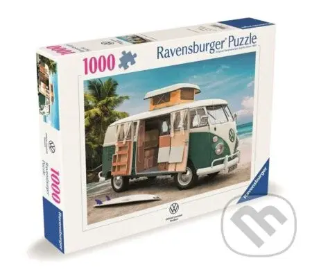 Obytný vůz Volkswagen T1 - puzzle z kategorie Auto-moto