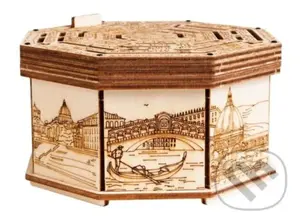 Secret Maze Box (Dřevěný hlavolam) - hra z kategorie Domino, hlavolamy