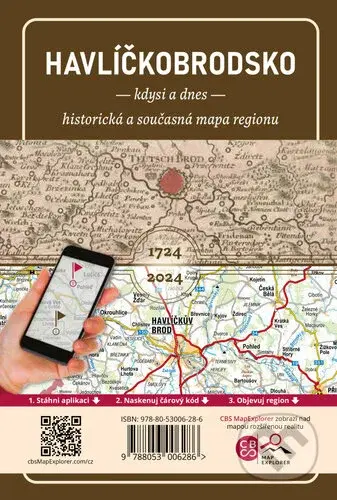 Havlíčkobrodsko kdysi a dnes (historická a současná mapa regionu) - kniha z kategorie Mapy Evropy