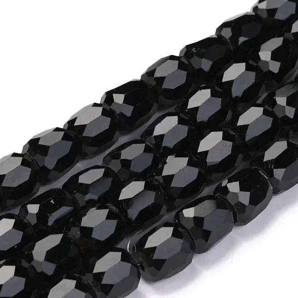 Electroplate Opaque Glass Beads
